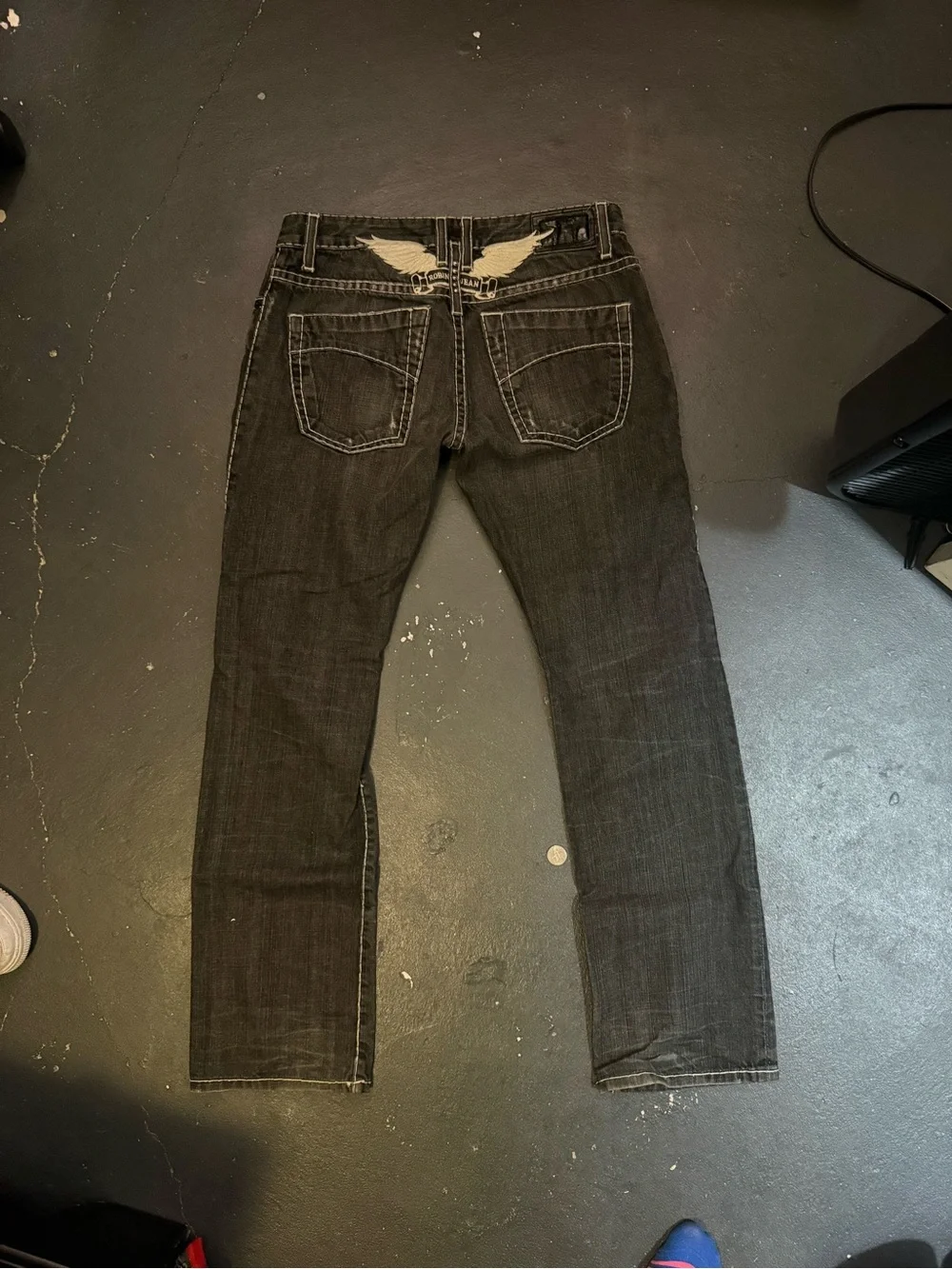 Robin's Jean Men's Black Bootcut Jeans